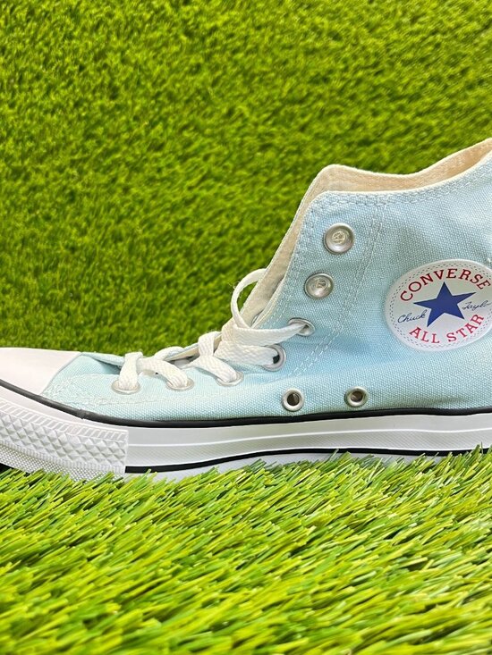 Converse Chuck Taylor All Star High Womens Size 7 Blue Casual Shoes Sneakers - Picture 3 of 11